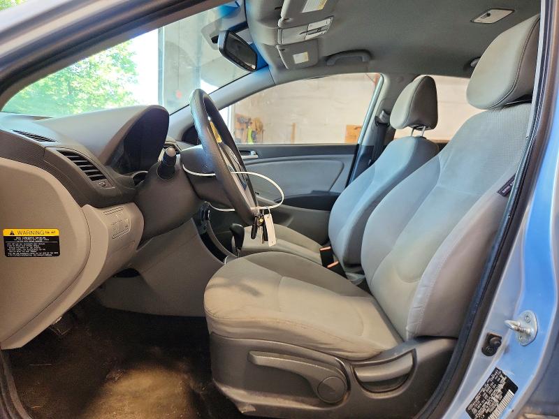 2013 Hyundai Accent VIN KMHCT5AE6DU128622 COPART salvage auction — FRONT END, Vt - Certificate Of Title, sold $275 on 2026-07-13 (photo 7)