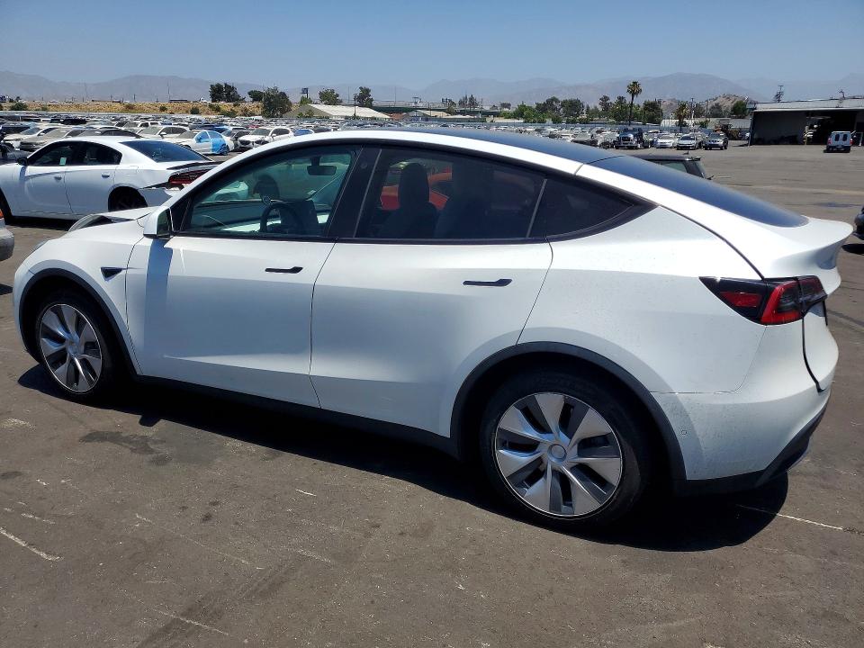 2021 Tesla Model y VIN 5YJYGDEE3MF090052 COPART salvage auction — FRONT END, Ca - Salvage Certificate, sold $8,600 on 2026-07-06 (photo 2)