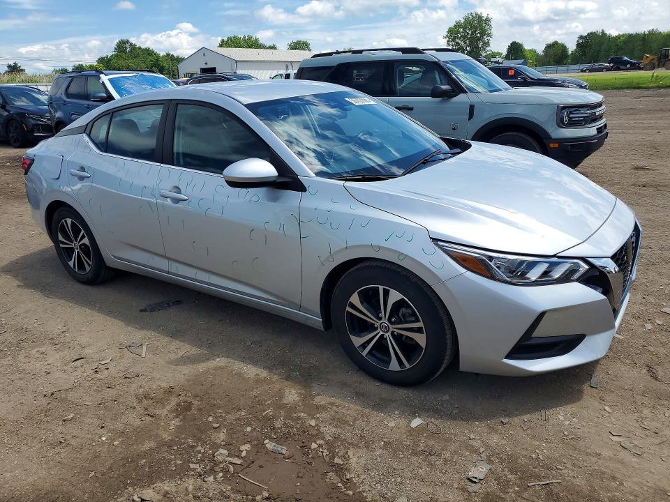 2023 Nissan Sentra VIN 3N1AB8CV2PY295397 COPART salvage auction — HAIL, OH - CERT OF TITLE-SALVAGE, sold $8,600 on 2026-07-30 (photo 4)