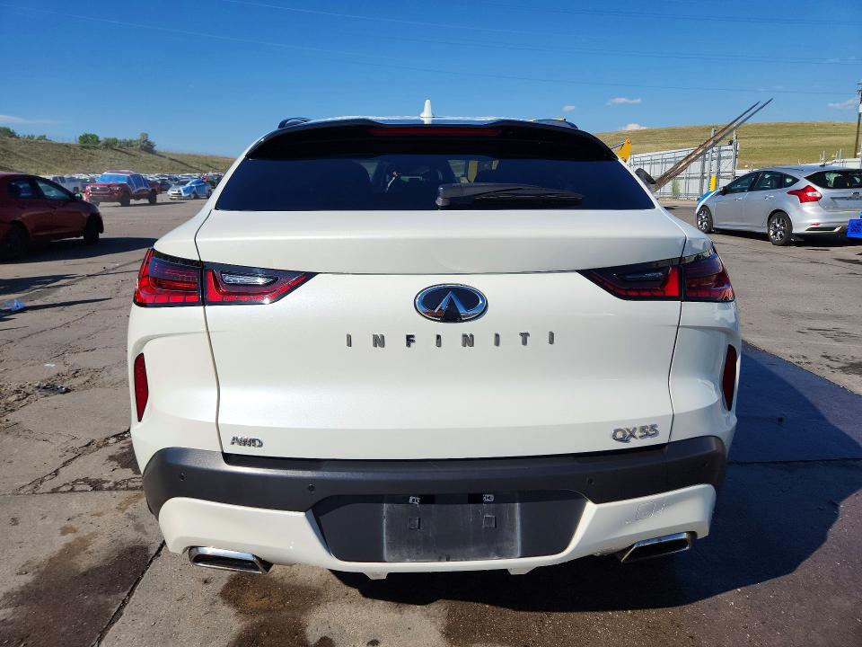 2022 Infiniti Qx55 VIN 3PCAJ5L30NF102816 COPART salvage auction — SIDE, Co - Public - Salvage Title, sold $10,700 on 2026-07-22 (photo 6)