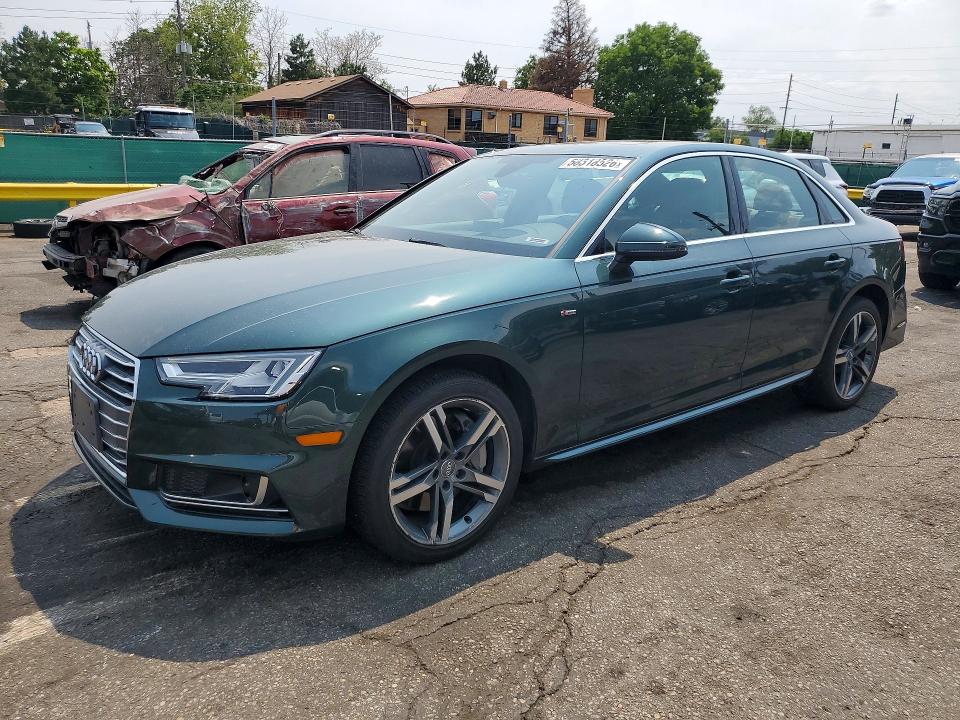 2018 Audi VIN WAUFNAF45JN008219 COPART salvage auction — REAR END, CO - PUBLIC - SALVAGE TITLE (P), sold $3,300 on 2026-07-21 (photo 1)
