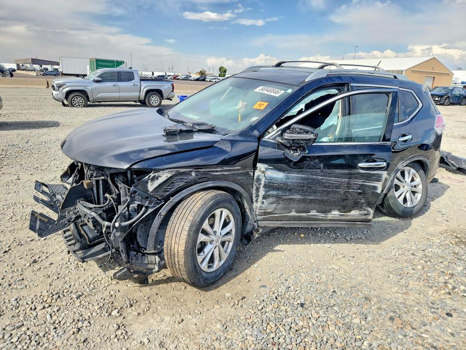 2016 Nissan Rogue VIN 5N1AT2MV7GC809190 COPART salvage auction — FRONT END, Co - Public - Salvage Title, sold $425 on 2026-07-09 (photo 1)