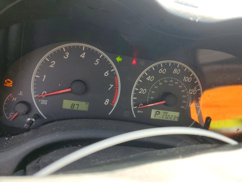 2011 Toyota Corolla VIN JTDBU4EE2B9134399 COPART salvage auction — MECHANICAL, Mn - Certificate Of Title, sold $750 on 2026-07-06 (photo 9)