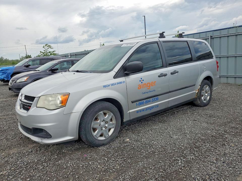 2012 Dodge VIN 2C4RDGBG5CR285531 COPART salvage auction — SIDE, On - Permit No Brand - Unfit, sold $425 on 2026-07-02 (photo 1)