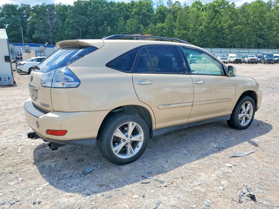 2008 Lexus Rx 400h VIN JTJHW31U282044311 COPART salvage auction — FRONT END, VA - CERT OF TITLE - SALVAGE, sold $925 on 2026-07-20 (photo 3)