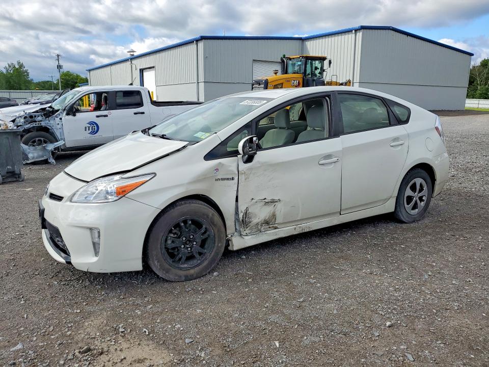 2012 Toyota Prius VIN JTDKN3DU7C1551520 COPART salvage auction — FRONT END, Ny - Mv-907A Salvage Certificate, sold $2,100 on 2026-07-27 (photo 1)
