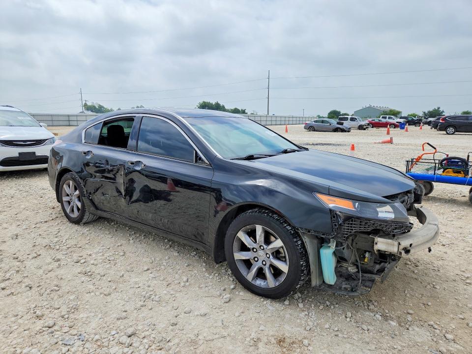 2014 Acura Tl VIN 19UUA8F29EA008171 COPART salvage auction — FRONT END, Tx - Salvage Vehicle Title, sold $600 on 2026-07-09 (photo 4)