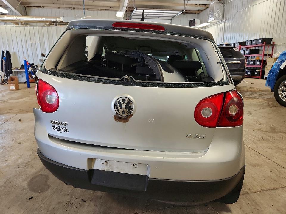 2007 Volkswagen Golf VIN WVWBR71K17W231567 COPART salvage auction — ALL OVER, Mn - Cert Of Title-Salvage, sold $250 on 2026-08-06 (photo 6)