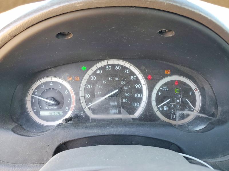 2006 Toyota Sienna VIN 5TDZA23C76S518800 COPART salvage auction — REAR END, Ca - Salvage Certificate, sold $600 on 2026-07-14 (photo 9)