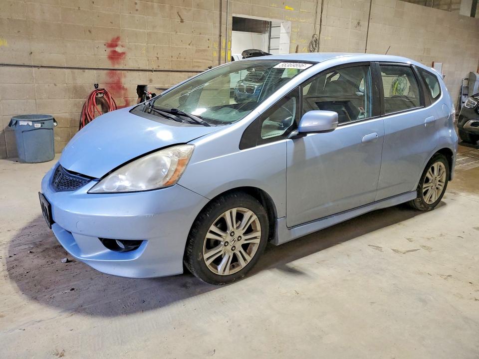 2010 Honda Fit VIN JHMGE8H4XAC025251 COPART salvage auction — FRONT END, Mn - Cert Of Title-Prior Salvage, sold $900 on 2026-07-28 (photo 1)