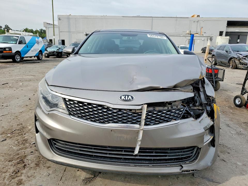 2016 Kia Optima VIN 5XXGU4L31GG084760 COPART salvage auction — FRONT END, Va - Certificate Of Title, sold $650 on 2026-07-22 (photo 5)