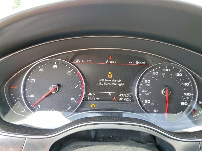 2013 Audi A6 VIN WAUGFAFC5DN110200 COPART salvage auction — FRONT END, Ct - Certificate Of Title, sold $450 on 2026-07-10 (photo 9)
