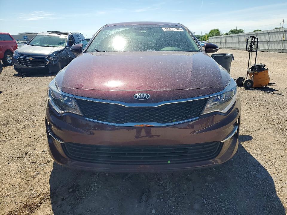 2018 Kia Optima VIN 5XXGT4L38JG214477 COPART salvage auction — HAIL, Ia - Cert Of Title-Salvage Title, sold $4,000 on 2026-07-24 (photo 5)