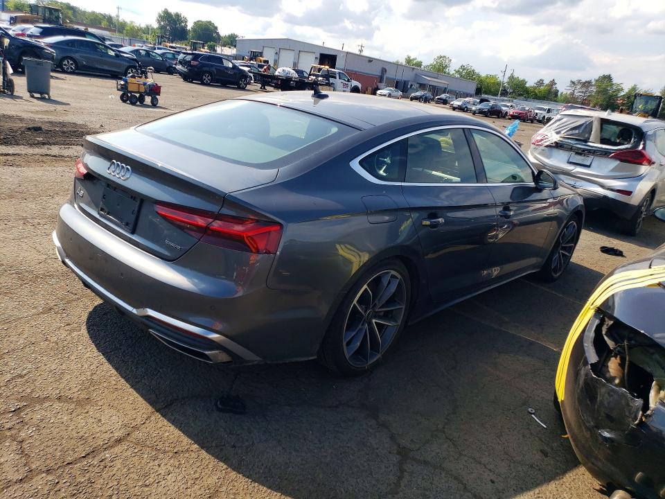 2023 Audi VIN WAUFACF57PA024275 COPART salvage auction — SIDE, Ct - Cert Of Title-Salvage, sold $11,200 on 2026-07-17 (photo 3)