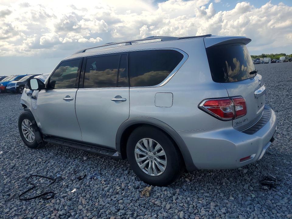 2018 Nissan Armada VIN JN8AY2ND4J9058666 COPART salvage auction — FRONT END, Fl - Cert Of Title Slvg Rebuildable, sold $1,500 on 2026-07-17 (photo 2)