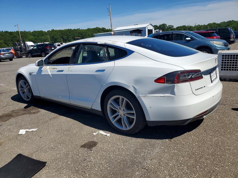 2014 Tesla Model s VIN 5YJSA1H1XEFP55657 COPART salvage auction — STRIPPED, Pa - Cert Of Title (P), sold $3,450 on 2026-07-28 (photo 2)