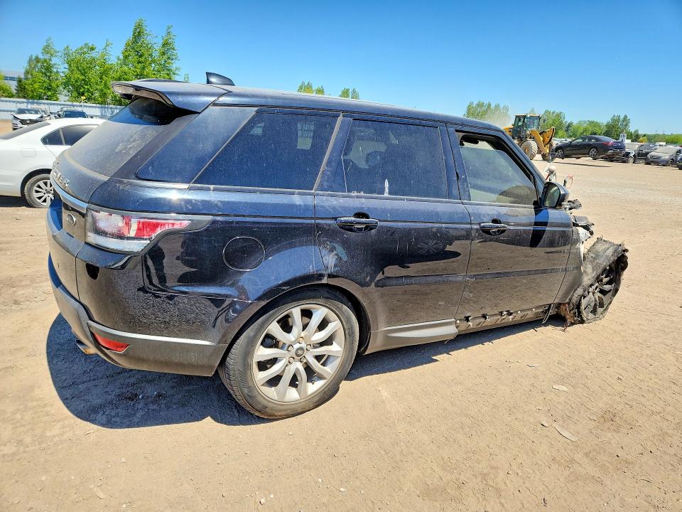 2017 Land rover Range rover sport VIN SALWR2FV9HA686844 COPART salvage auction — ENGINE BURN, On - Permit Irrepairable, sold $1,200 on 2026-07-02 (photo 3)