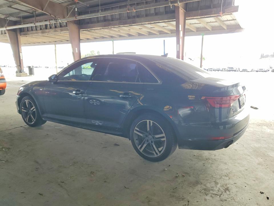 2018 Audi A4 VIN WAULMAF44JN009593 COPART salvage auction — FRONT END, Ca - Salvage Certificate, sold $5,100 on 2026-07-02 (photo 2)