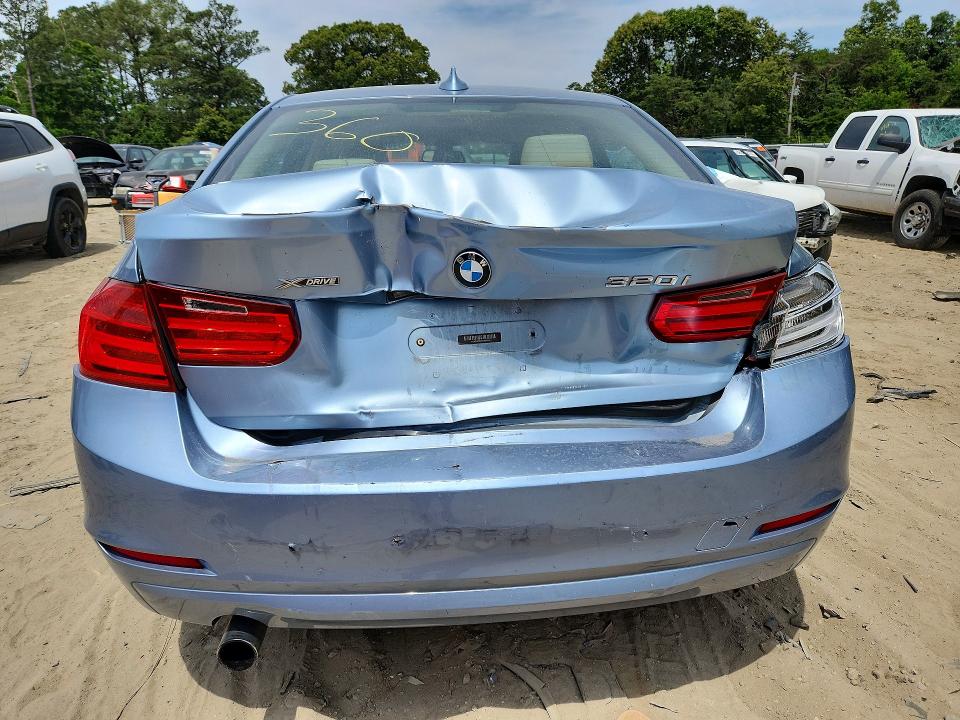 2014 BMW 3er VIN WBA3C3C54EF985904 COPART salvage auction — REAR END, Md - Cert Of Salvage < 75% Damage, sold $1,500 on 2026-07-28 (photo 6)