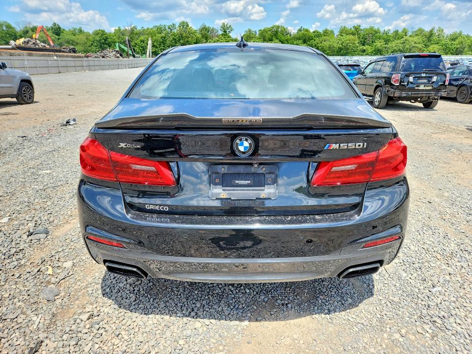 2018 BMW M550i xdrive VIN WBAJB9C58JB035348 COPART salvage auction — SIDE, RI - CERTIFICATE OF TITLE, sold $11,500 on 2026-07-16 (photo 6)