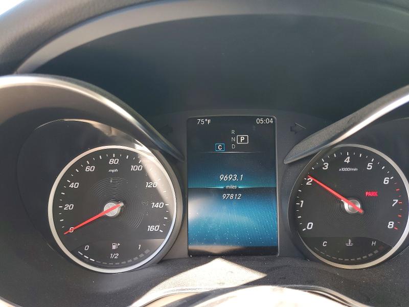 2020 Mercedes-benz C-klasse VIN 55SWF8DB1LU324159 COPART salvage auction — FRONT END, Salvage Title, sold $275 on 2026-07-24 (photo 9)