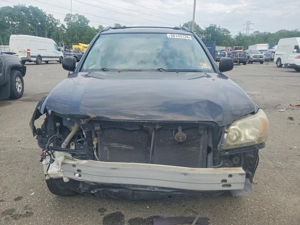 2006 Toyota Highlander VIN JTEEP21A560149741 COPART salvage auction — FRONT END, NJ - CERTIFICATE OF TITLE, sold $750 on 2026-07-28 (photo 5)