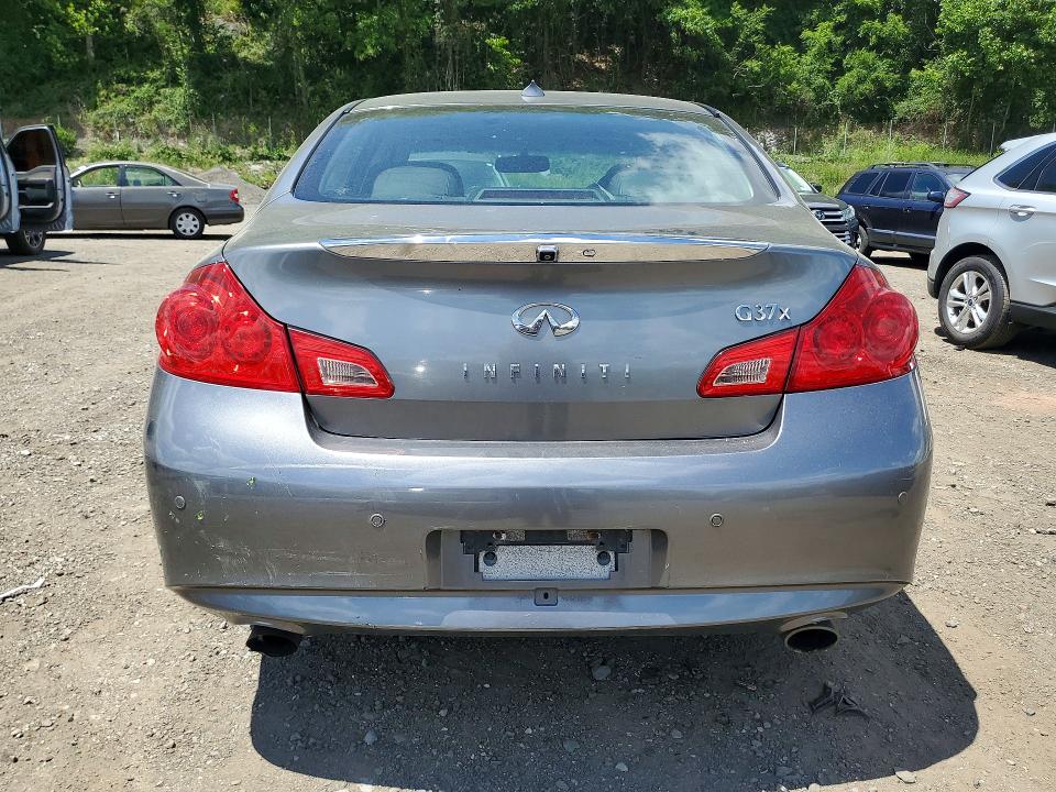 2010 Infiniti G37 VIN JN1CV6AR7AM454676 COPART salvage auction — FRONT END, Ny - Mv-907A Salvage Certificate, sold $425 on 2026-07-07 (photo 6)