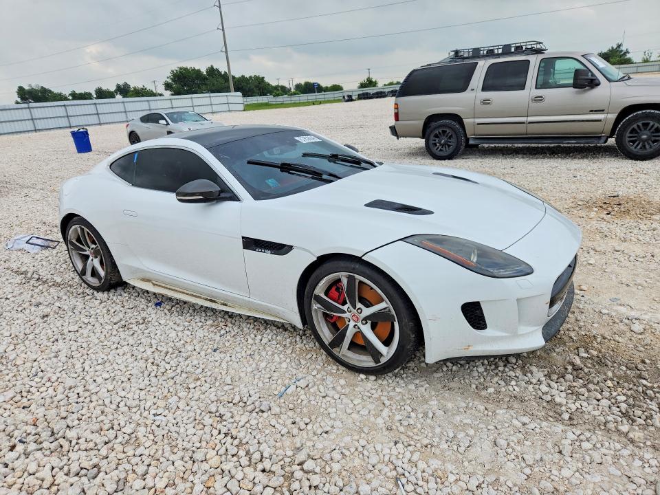 2016 Jaguar F-type VIN SAJWJ6DL5GMK34377 COPART salvage auction — WATER/FLOOD, Tx - Salvage Title-Flood Damage, sold $5,800 on 2026-07-23 (photo 4)