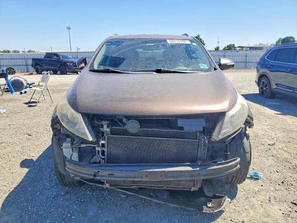 2012 Kia VIN KNDPB3A20C7185642 COPART salvage auction — FRONT END, Ca - Salvage Certificate, sold $1,100 on 2026-07-02 (photo 5)