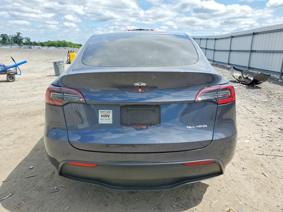 2023 Tesla Model y VIN 7SAYGDEE1PF614595 COPART salvage auction — FRONT END, Va - Cert Of Title - Salvage, sold $7,600 on 2026-07-08 (photo 6)