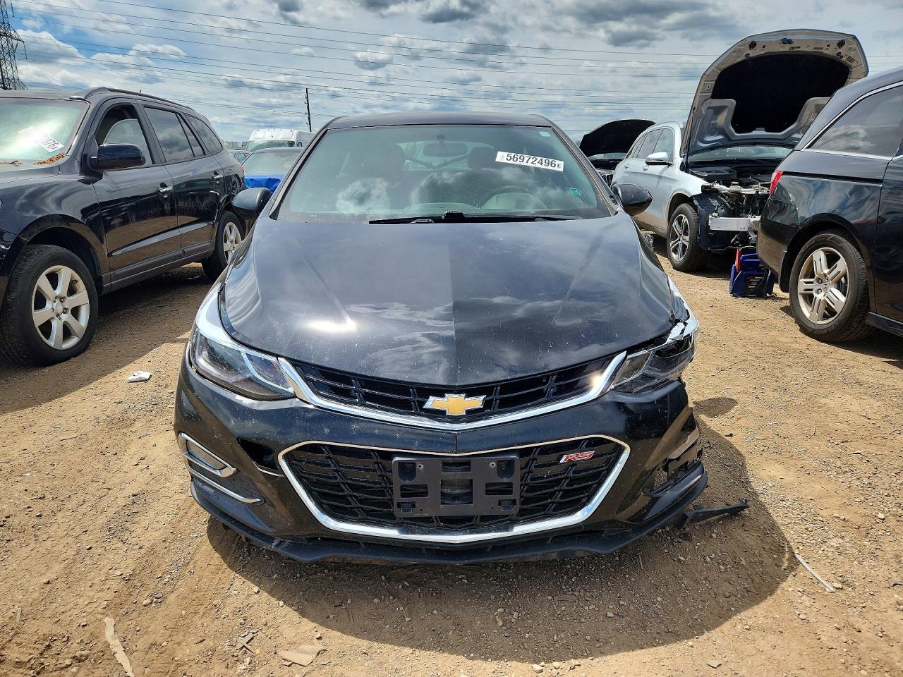 2017 Chevrolet Cruze VIN 3G1BD6SM7HS574947 COPART salvage auction — Front End, IL - JUNKING CERT OF A VEHICLE, sold $425 on 2026-07-02 (photo 5)