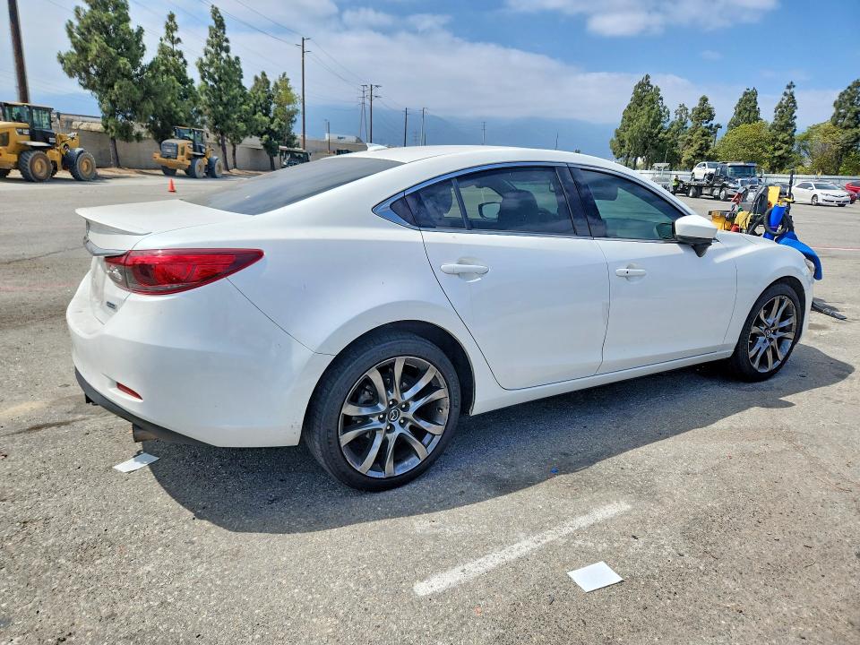 2017 Mazda 6 VIN JM1GL1W52H1142306 COPART salvage auction — REAR END, Ca - Salvage Certificate, sold $1,250 on 2026-07-28 (photo 3)