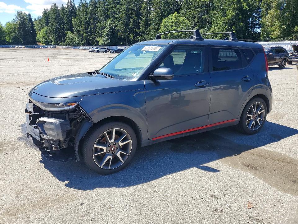 2020 Kia Soul VIN KNDJ53AF2L7102714 COPART salvage auction — FRONT END, Wa - Vehicle Cert Of Ownership-Titl, sold $2,400 on 2026-07-06 (photo 1)