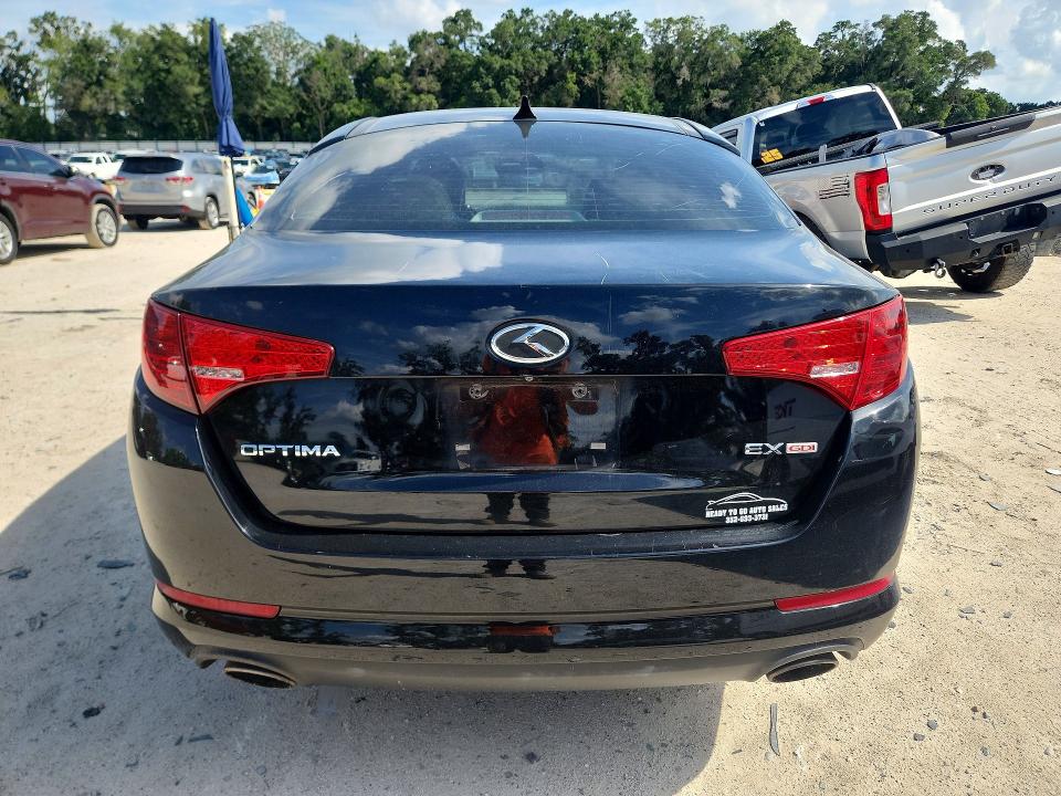 2013 Kia Optima VIN 5XXGN4A71DG120378 COPART salvage auction — FRONT END, Fl - Cert Of Title Slvg Rebuildable, sold $425 on 2026-07-14 (photo 6)