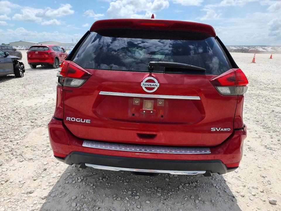 2017 Nissan Rogue VIN JN8AT2MV2HW270910 COPART salvage auction — FRONT END, Tx - Salvage Vehicle Title, sold $70 on 2026-07-16 (photo 6)