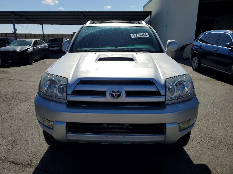 2005 Toyota 4runner VIN JTEBU14R758035120 COPART salvage auction — REAR END, Nm - Cert Of Title-Salvage, sold $4,450 on 2026-07-06 (photo 5)