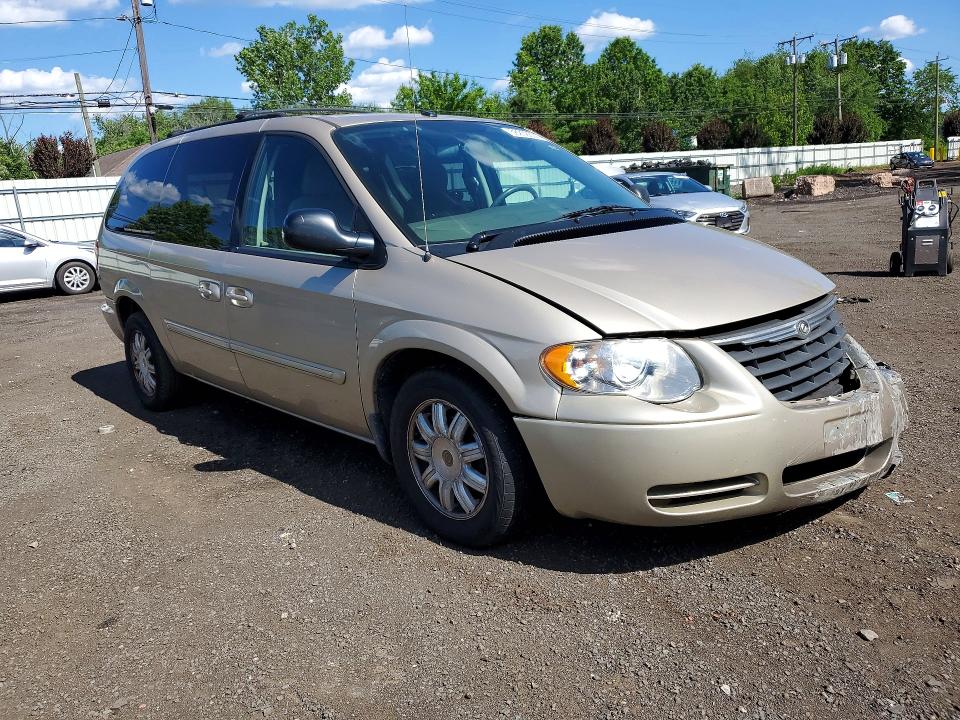 2007 Chrysler Town & country VIN 2A4GP54L37R144308 COPART salvage auction — FRONT END, Ct - Cert Of Title-Salvage, sold $500 on 2026-07-31 (photo 4)