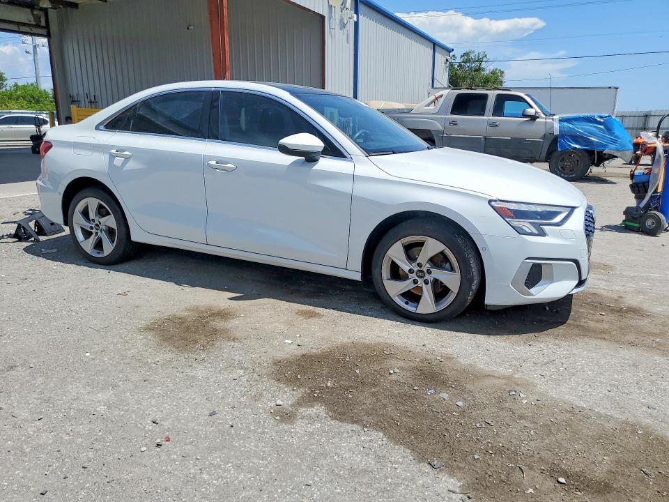 2023 Audi A3 VIN WAUHUDGY1PA062017 COPART salvage auction — MECHANICAL, Fl - Cert Of Title Slvg Rebuildable, sold $7,500 on 2026-07-10 (photo 4)