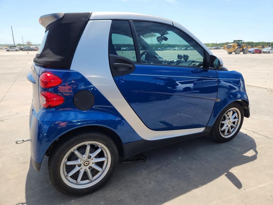 2008 Smart Fortwo VIN WMEEK31X58K125736 COPART salvage auction — FRONT END, Tx - Salvage Vehicle Title, sold $550 on 2026-08-20 (photo 3)
