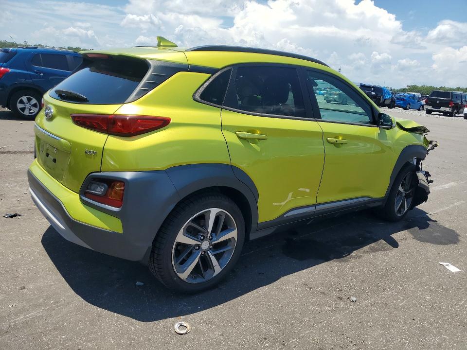 2020 Hyundai VIN KM8K53A51LU565761 COPART salvage auction — FRONT END, Fl - Certificate Of Destruction, sold $2,850 on 2026-07-13 (photo 3)