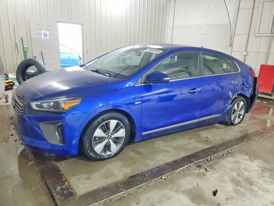 2019 Hyundai Ioniq VIN KMHC75LDXKU164934 COPART salvage auction — SIDE, Nc - Salvage Cert-Rebuilt, sold $3,100 on 2026-07-07 (photo 1)