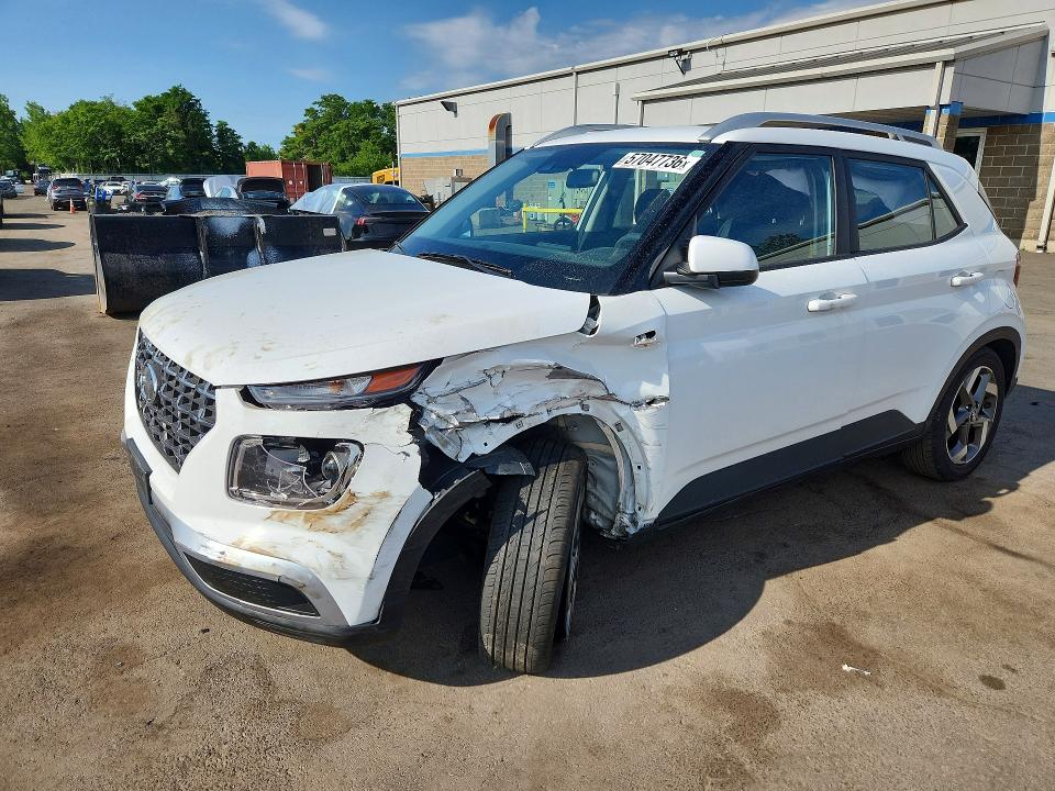 2022 Hyundai Venue VIN KMHRC8A38NU139665 COPART salvage auction — FRONT END, Ct - Cert Of Title-Salvage, sold $3,100 on 2026-07-10 (photo 1)