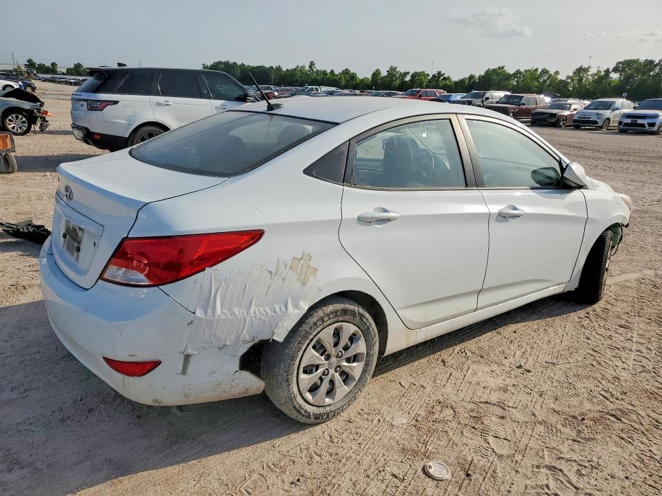 2016 Hyundai Accent VIN KMHCT4AE5GU990664 COPART salvage auction — FRONT END, Mt - Certificate Of Title, sold $350 on 2026-07-10 (photo 3)