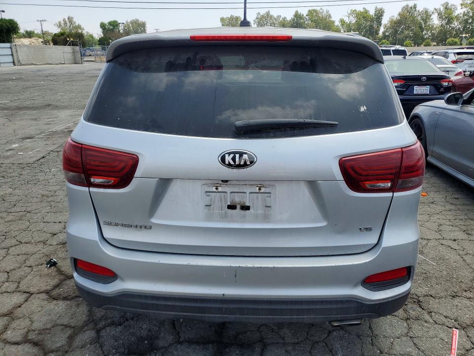 2019 Kia Sorento VIN 5XYPG4A54KG490709 COPART salvage auction — MECHANICAL, Ca - Dis/Dlr/Exp Only Clean Title, sold $1,700 on 2026-07-15 (photo 6)