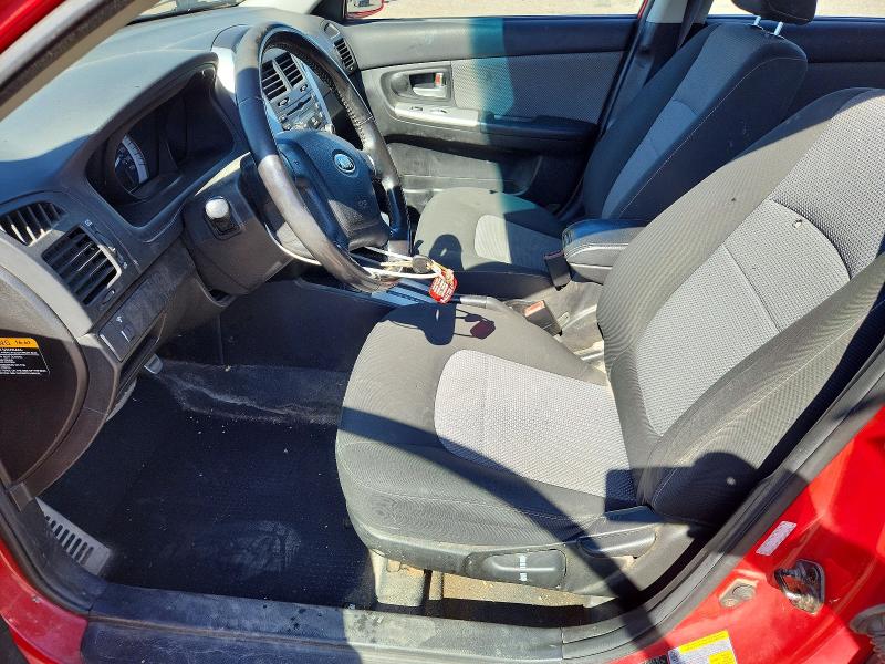 2007 Kia Spectra VIN KNAFE161175000486 COPART salvage auction — FRONT END, Mt - Certificate Of Title, sold $175 on 2026-07-20 (photo 7)