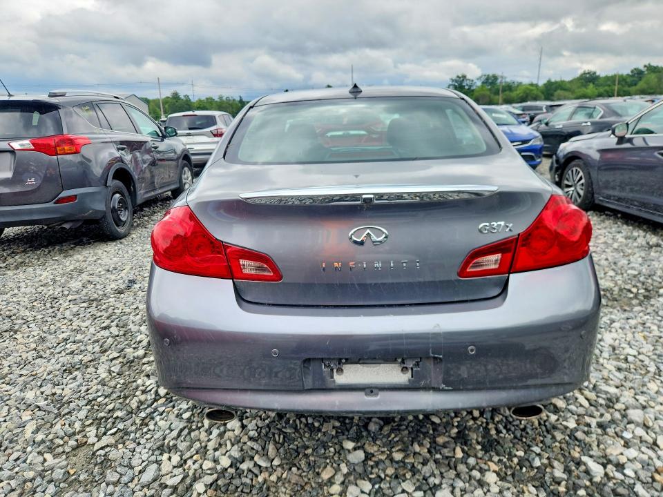 2010 Infiniti G37 VIN JN1CV6AR4AM457762 COPART salvage auction — FRONT END, MT - CERTIFICATE OF TITLE, sold $650 on 2026-07-16 (photo 6)