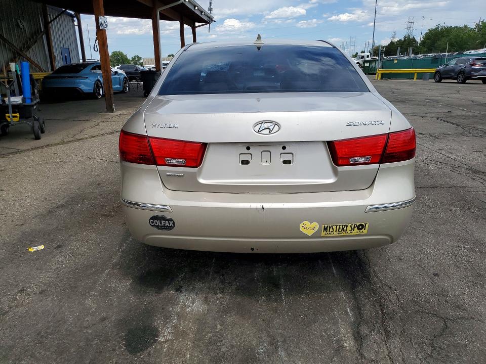 2009 Hyundai Sonata VIN 5NPEU46C99H572817 COPART salvage auction — FRONT END, Co - Public - Salvage Title, sold $525 on 2026-07-02 (photo 6)