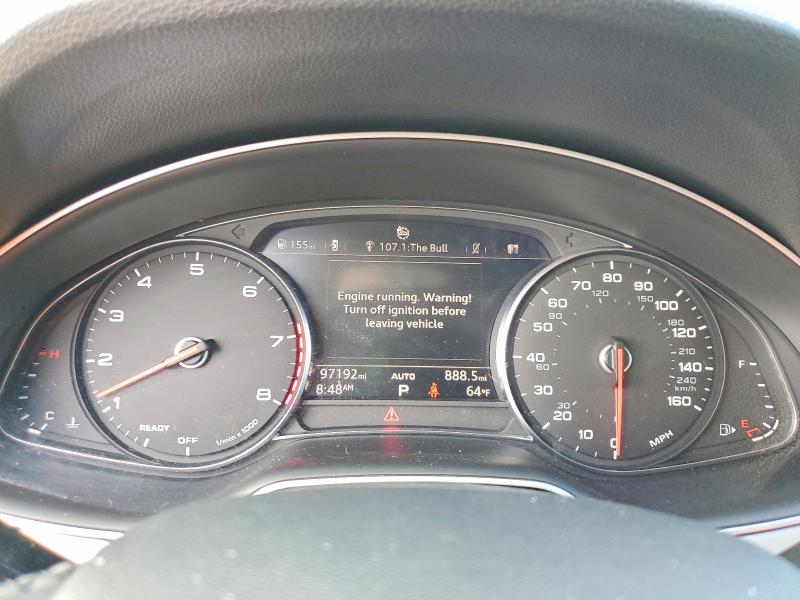 2018 Audi Q7 VIN WA1LHAF70JD000343 COPART salvage auction — NORMAL WEAR, Ca - Dlr/Dis/Exp Only Salvage Title (P), sold $12,700 on 2026-07-28 (photo 9)