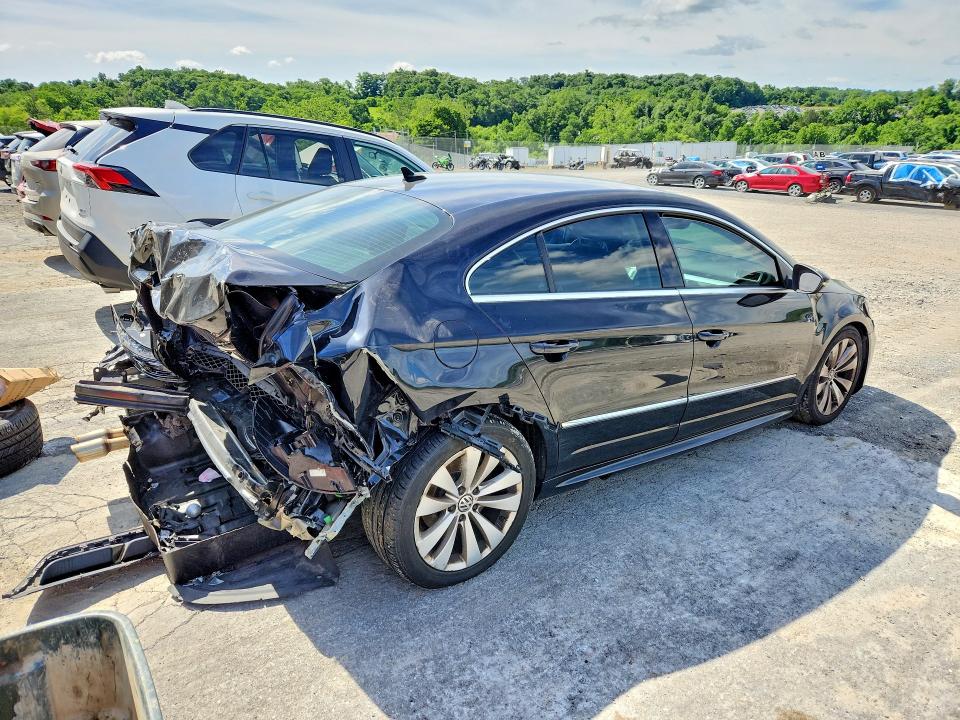 2016 Volkswagen Passat cc VIN WVWBP7AN0GE518095 COPART salvage auction — REAR END, Va - Cert Of Title - Salvage, sold $375 on 2026-08-07 (photo 3)
