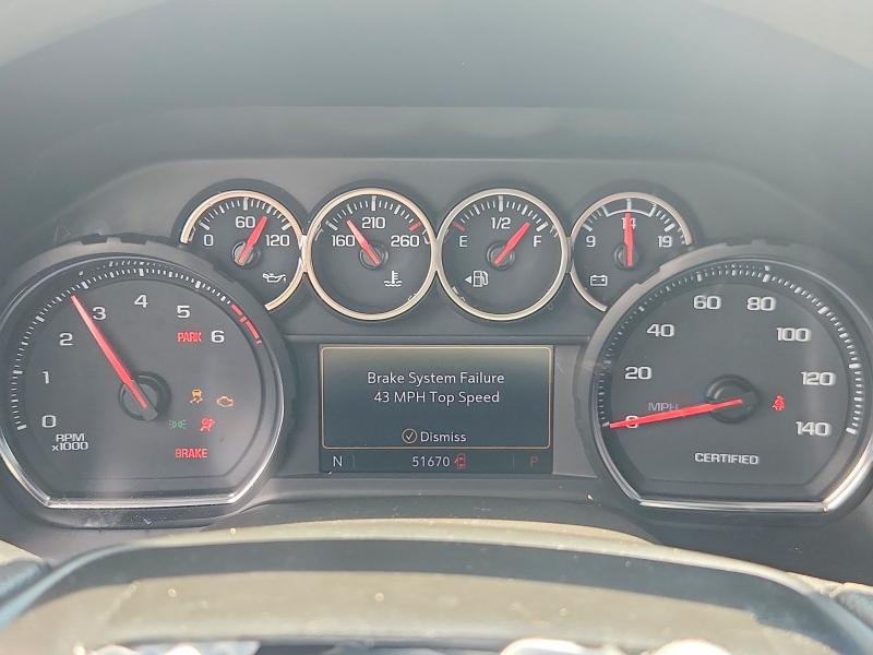 2021 Chevrolet Tahoe VIN 1GNSCLED2MR306882 COPART salvage auction — FRONT END, Tx - Salvage Vehicle Title, sold $10,400 on 2026-07-02 (photo 9)